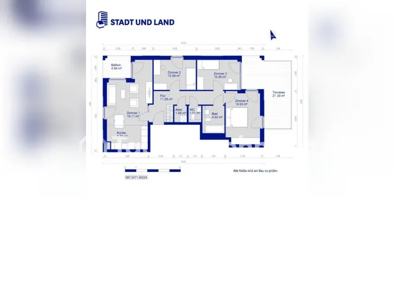 Tauschwohnung: 4-Zimmer Wohnung mit Garten (Neubau 2019) — photo 1